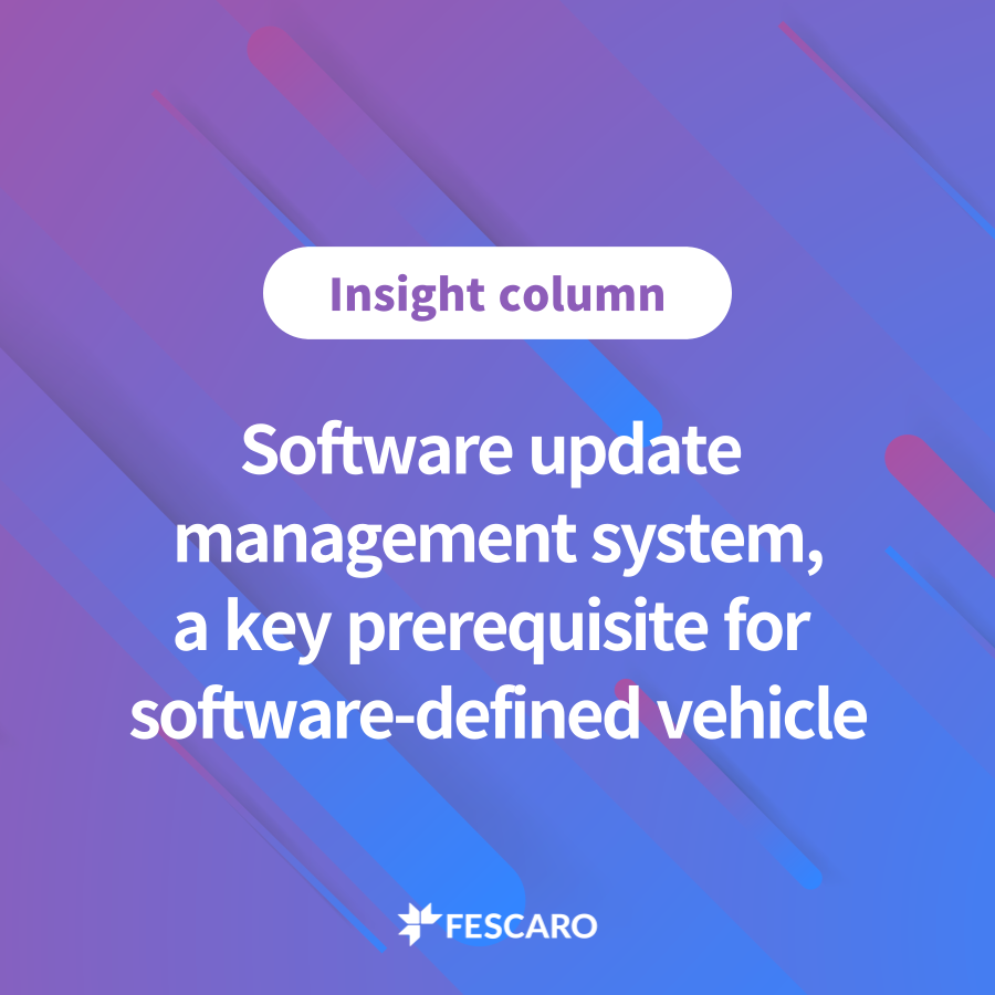 Software update management system -- a key prerequisite for software-defined vehicle