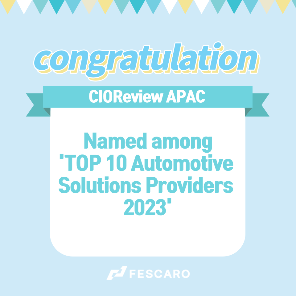 FESCARO, named among ‘Top 10 Automotive Solutions Providers 2023’